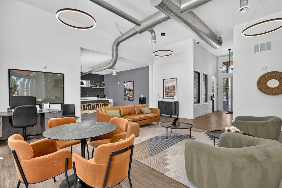 Clubhouse lounge at Academy Heights in Colorado Springs, Colorado