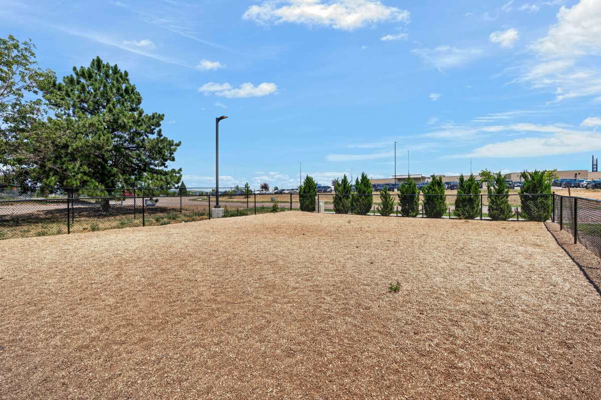 Dog park at Academy Heights in Colorado Springs, Colorado
