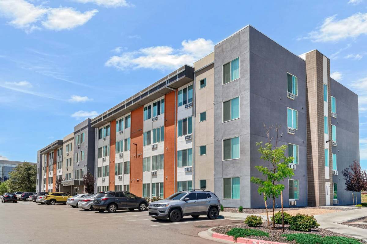 Apartment building at Academy Heights in Colorado Springs, Colorado