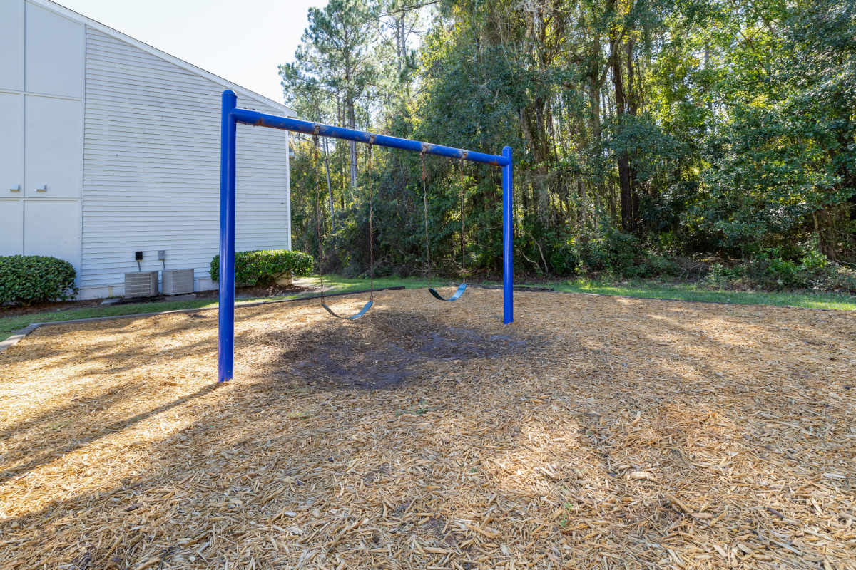 Community swingset at The Retreat at Hidden Bay in St. Marys, Georgia