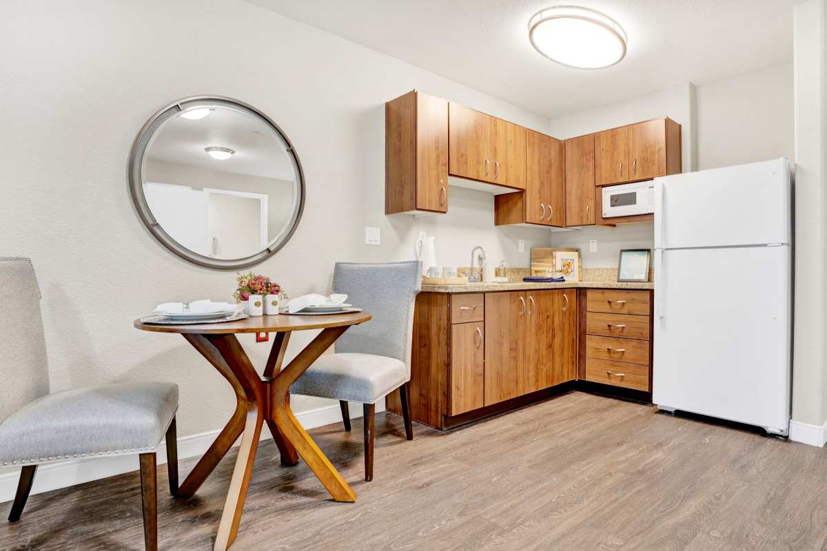Kitchen at Almond Heights in Orangevale, California