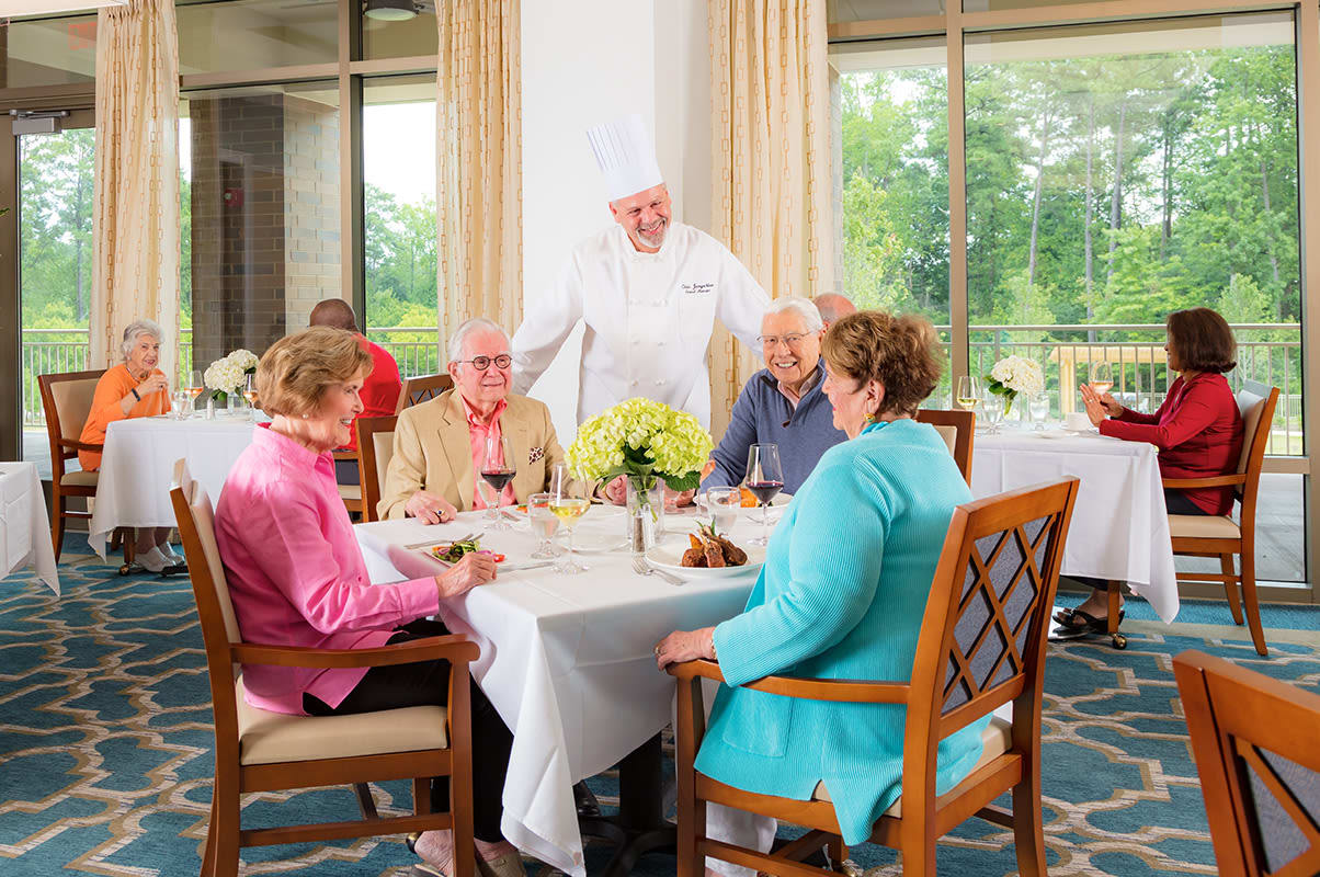 Enjoy the Raleigh senior living lifestyle at The Cardinal at North Hills