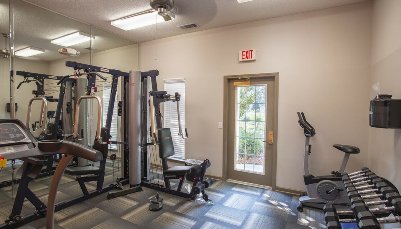 Fitness center at Fox Run in Camden, South Carolina