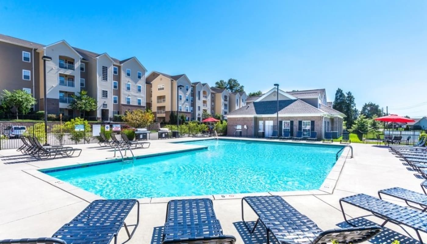 Pool at Evergreen at The Bluffs in Knoxville, Tennessee