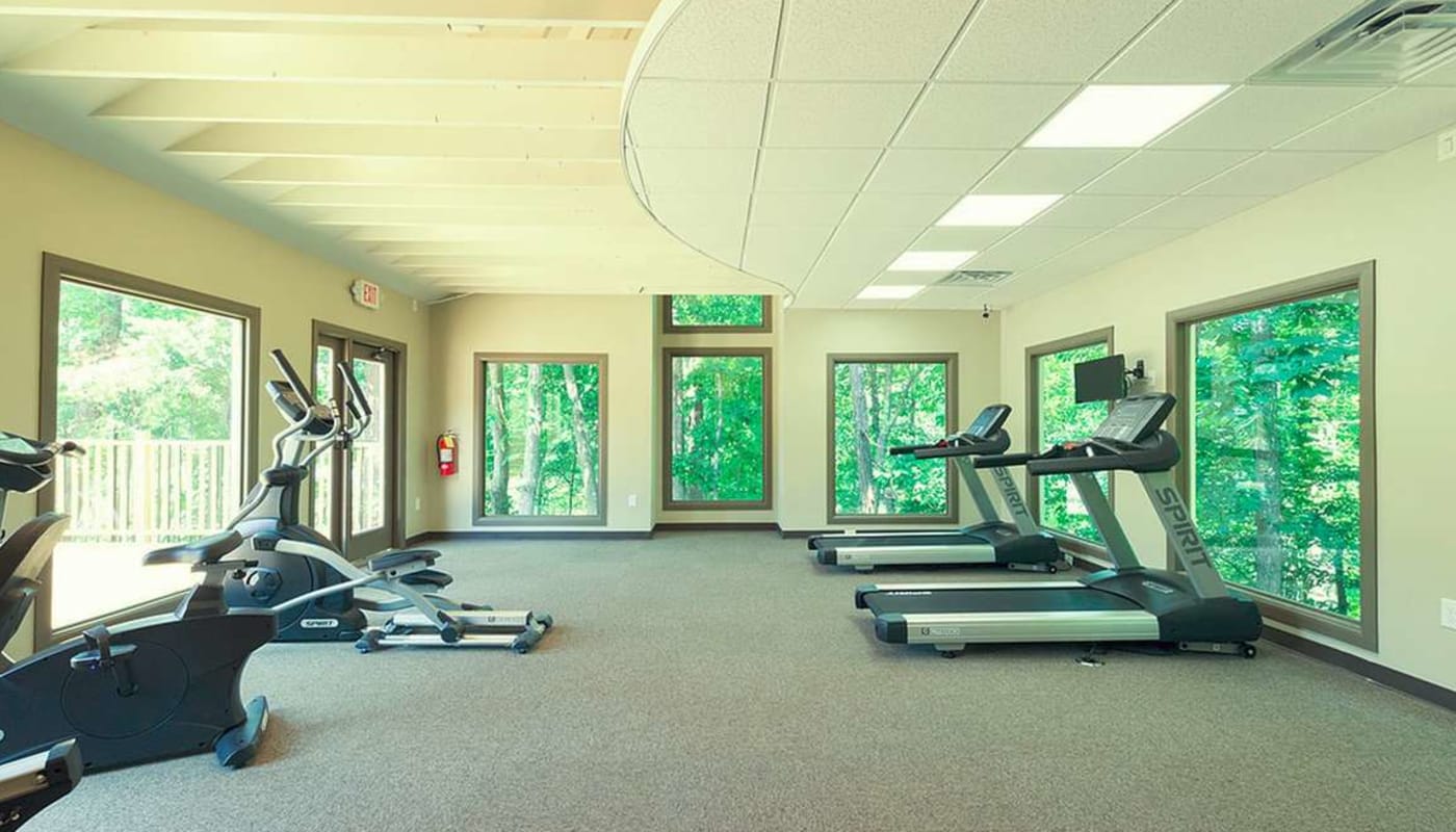 Fitness center at Edgewater on Lanier in Gainesville, Georgia