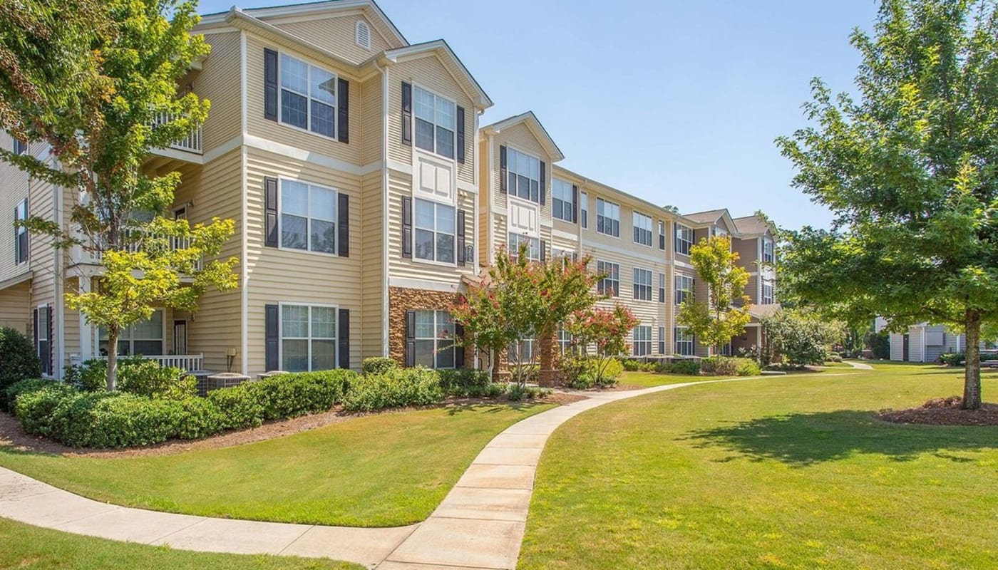 Paved walkway at Estates at Perimeter in Augusta, Georgia