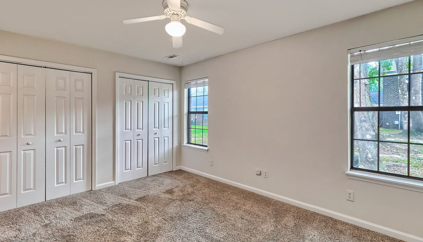 Apartment living room at Cottages at Crowfield in Ladson, South Carolina