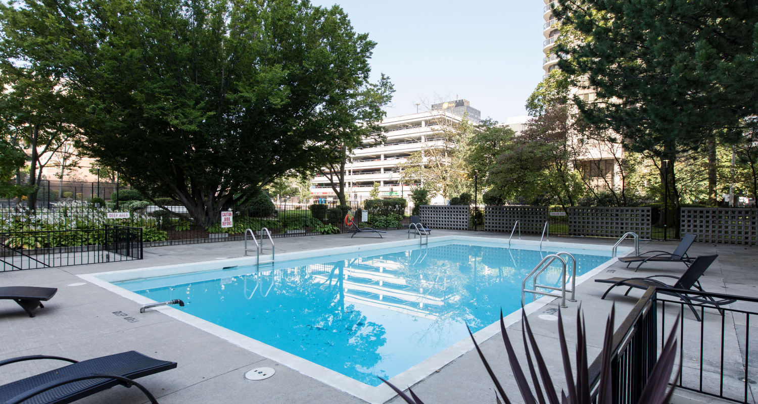 Swimming Pool at Bretton Place in Toronto Ontario