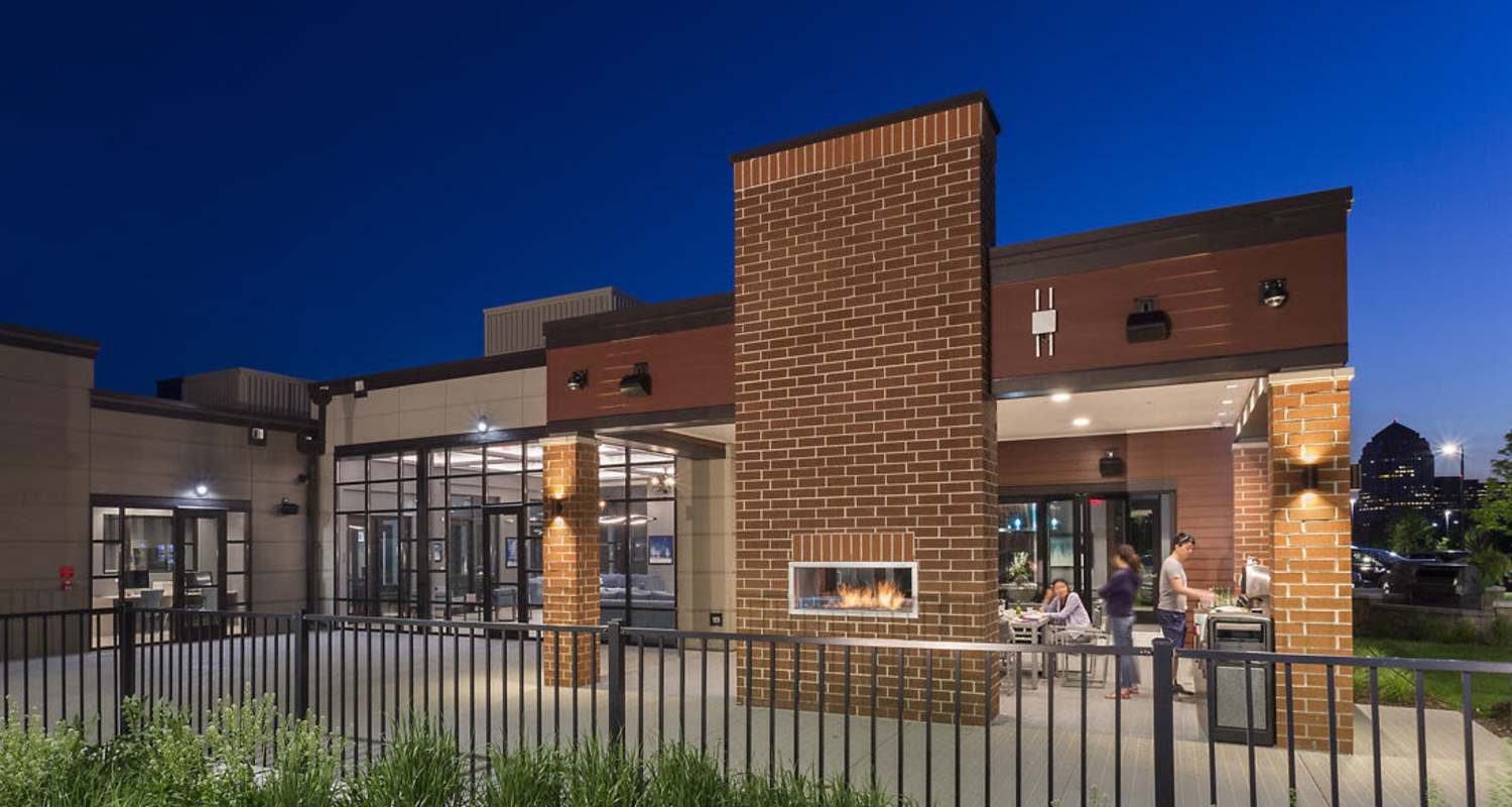 patio at The Residences at Hamilton Lakes in Itasca, IL