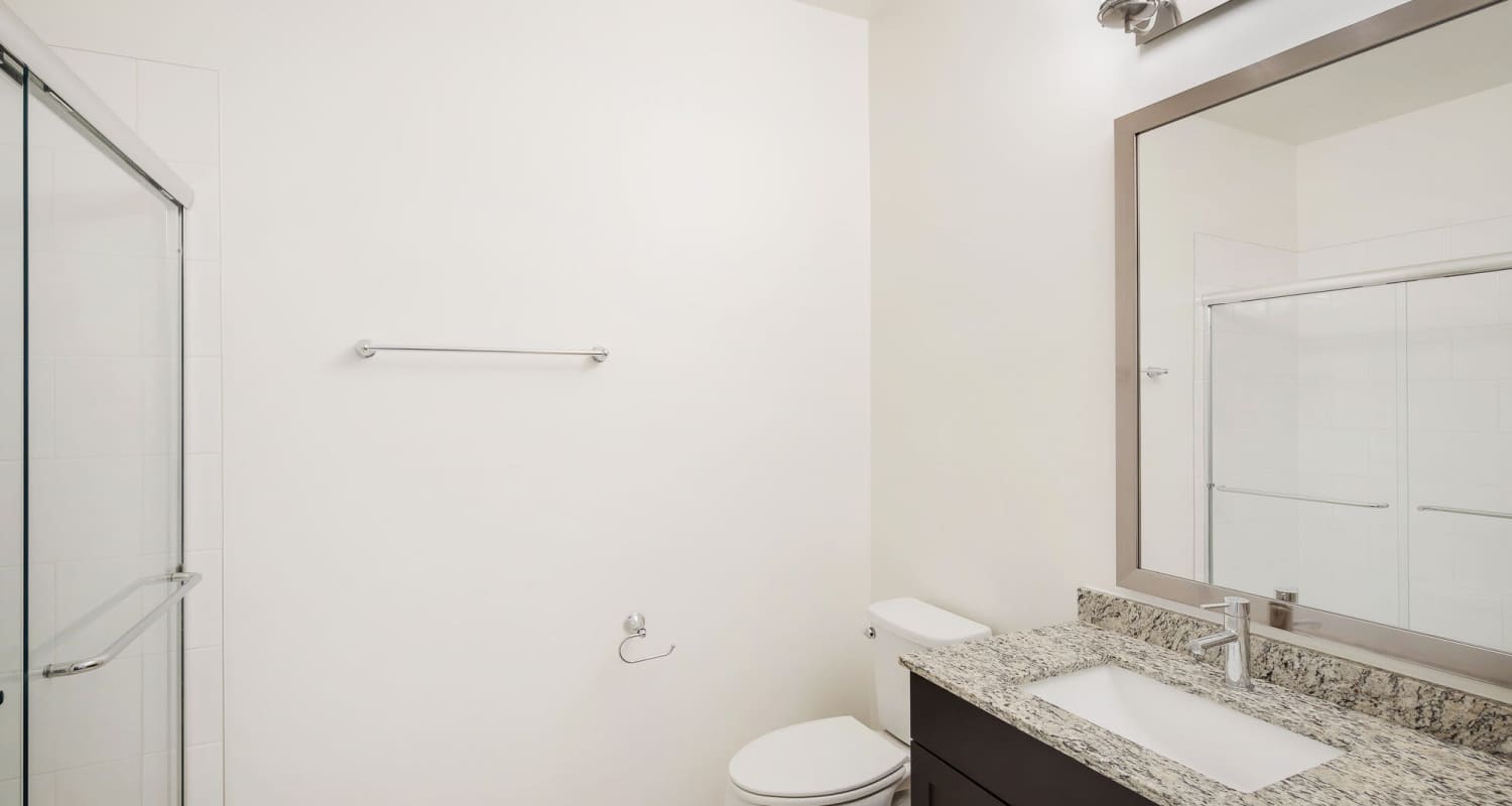 Bathroom 2 at Courthouse Square Apartments in Wheaton, Illinois