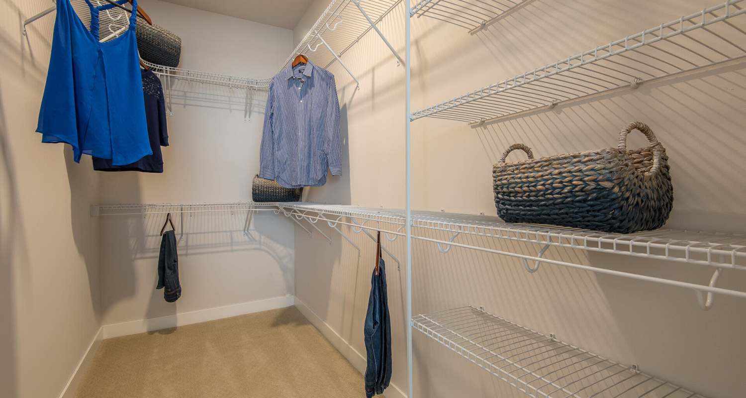 Closet storage at Mayfair Reserve in Wauwatosa, Wisconsin
