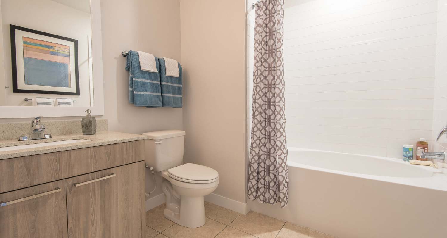 Comfort room at Mayfair Reserve in Wauwatosa, Wisconsin