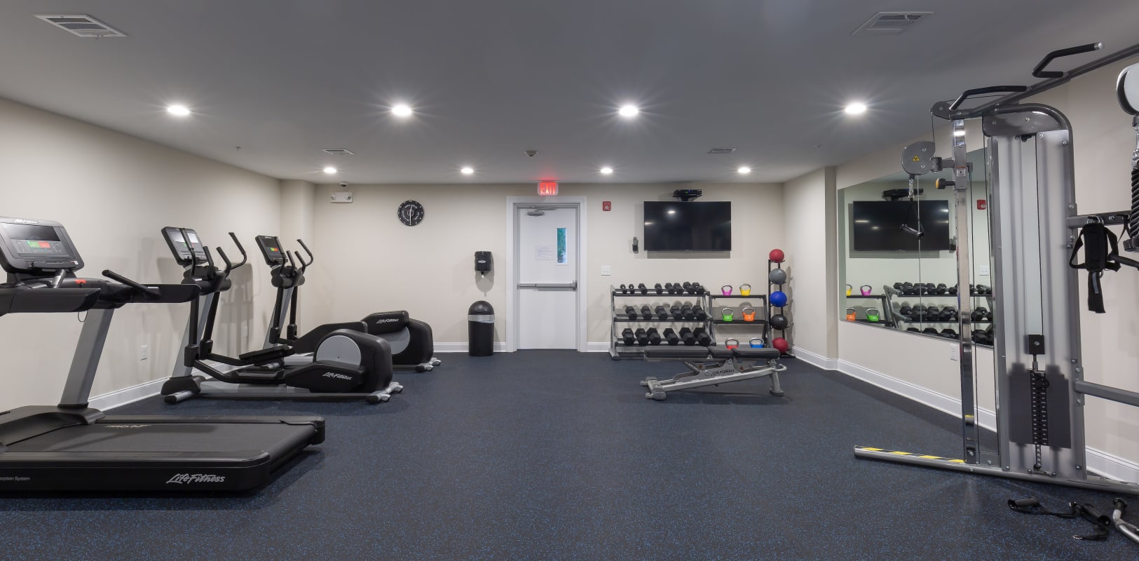 Fitness area at Zephyr Ridge in Cedar Grove, New Jersey
