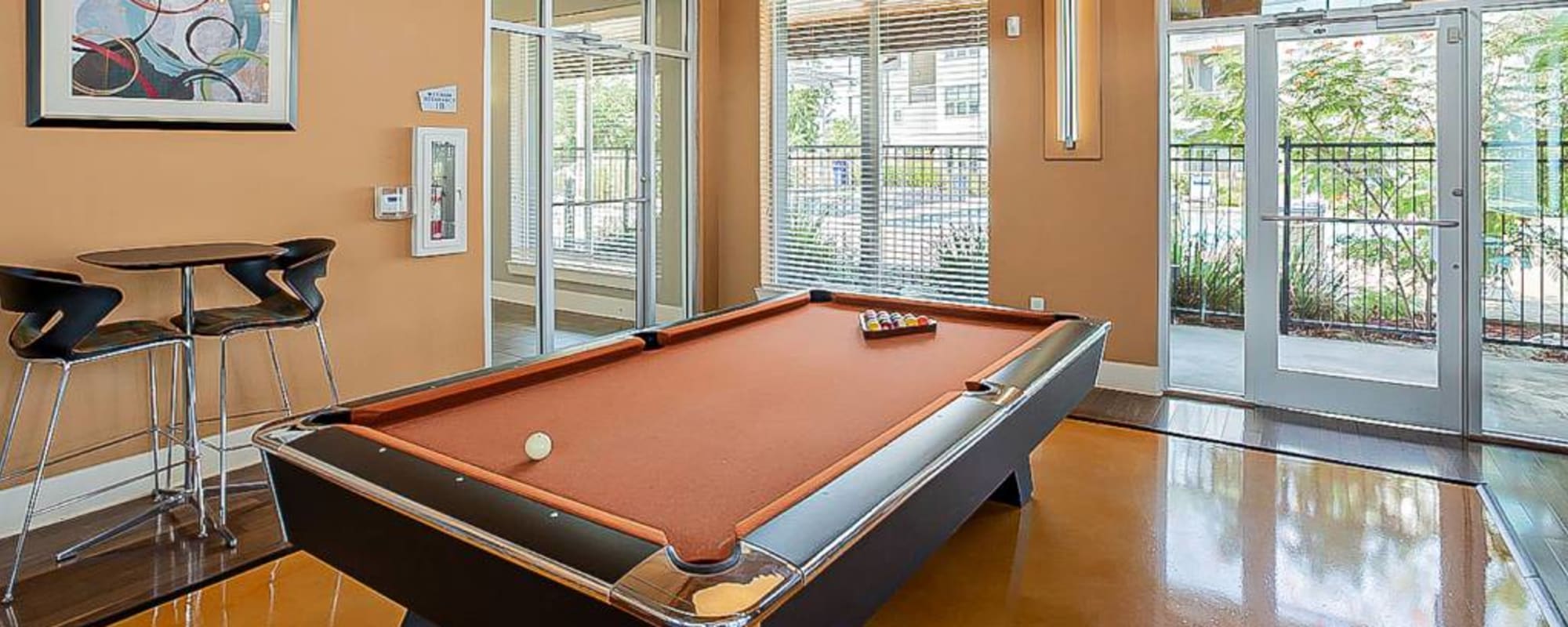 Clubroom at The Landings at Brooks City-Base in San Antonio, Texas