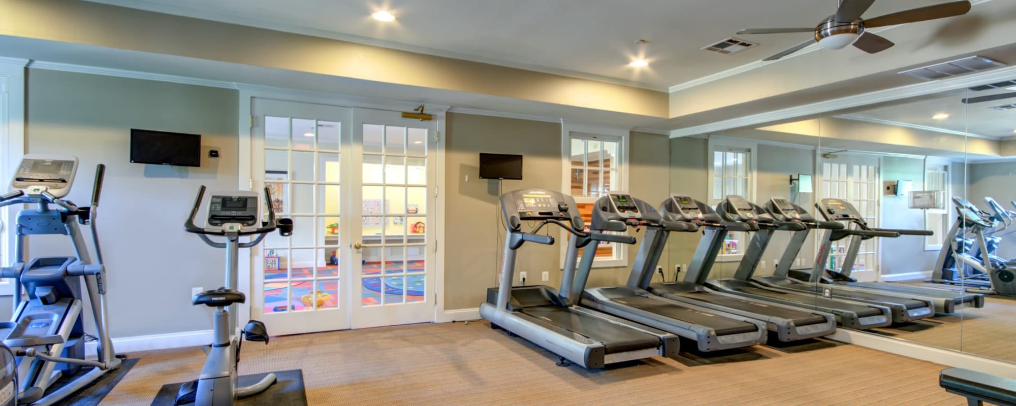 a fitness center at Neville Heights in Quantico, Virginia