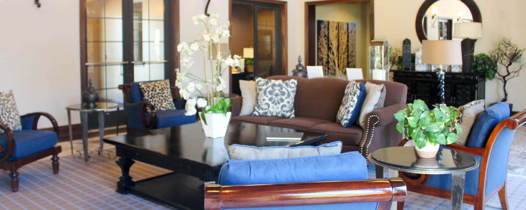 Living room at Miramar PQ in San Diego, California