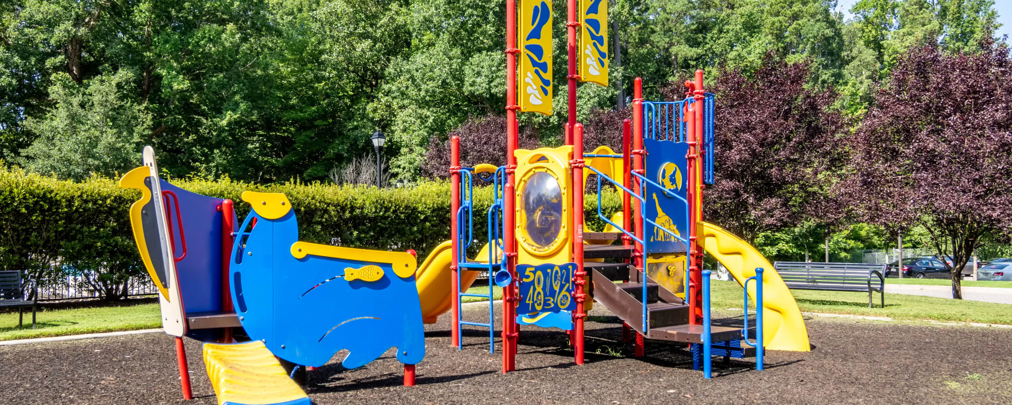 A playground at Covenant Trace in Newport News, Virginia