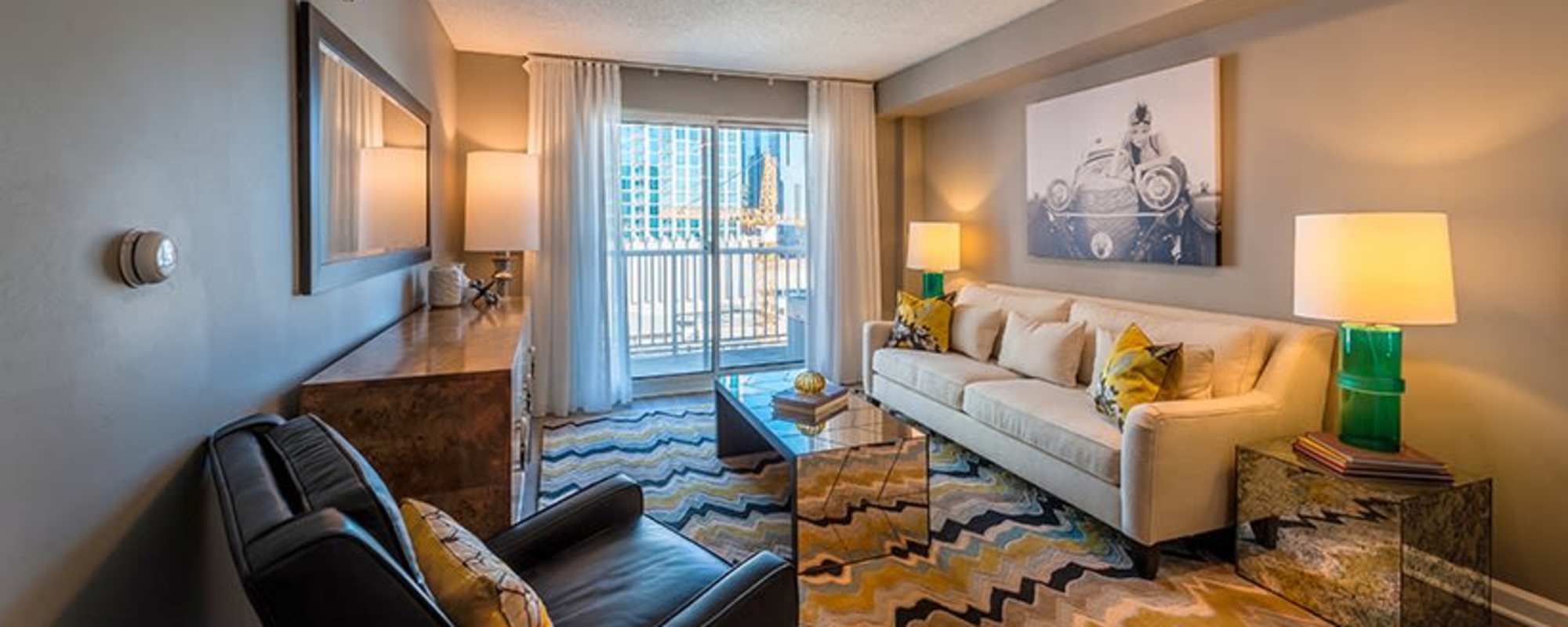 Living space with plenty of space Cumberland on Church in Nashville, Tennessee