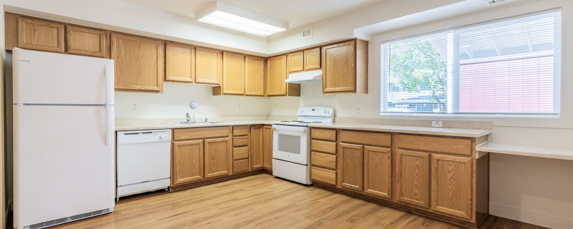 Large kitchen with ample storage at Hillside in Joint Base Lewis McChord, Washington