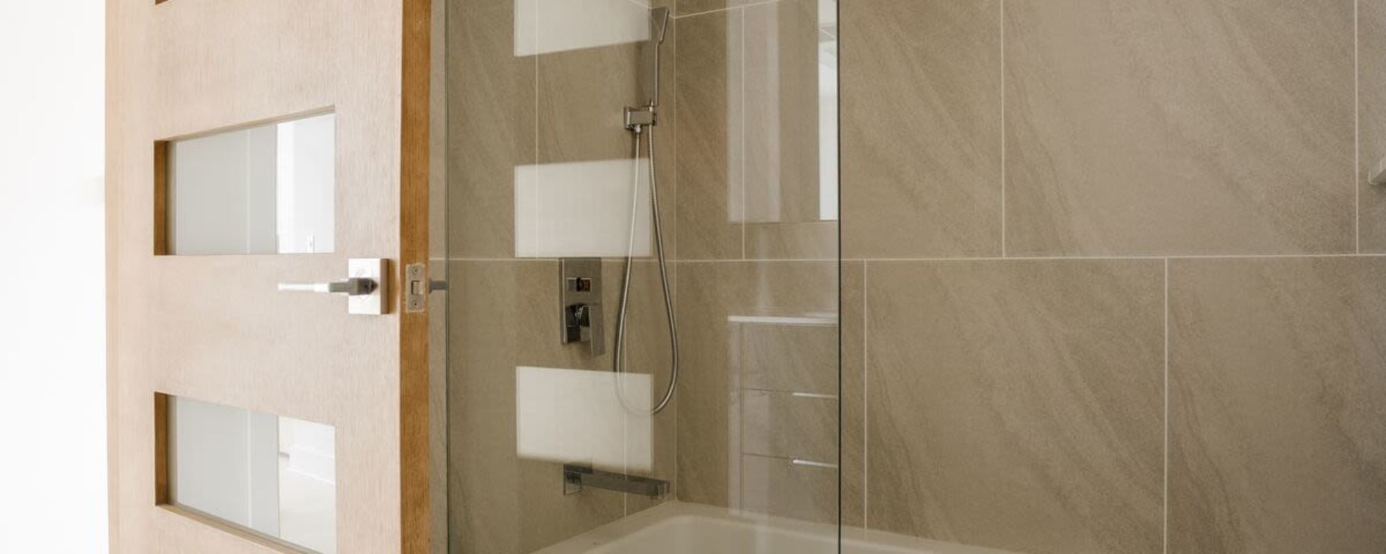 Modern bathroom at 313 RACE in Philadelphia, Pennsylvania