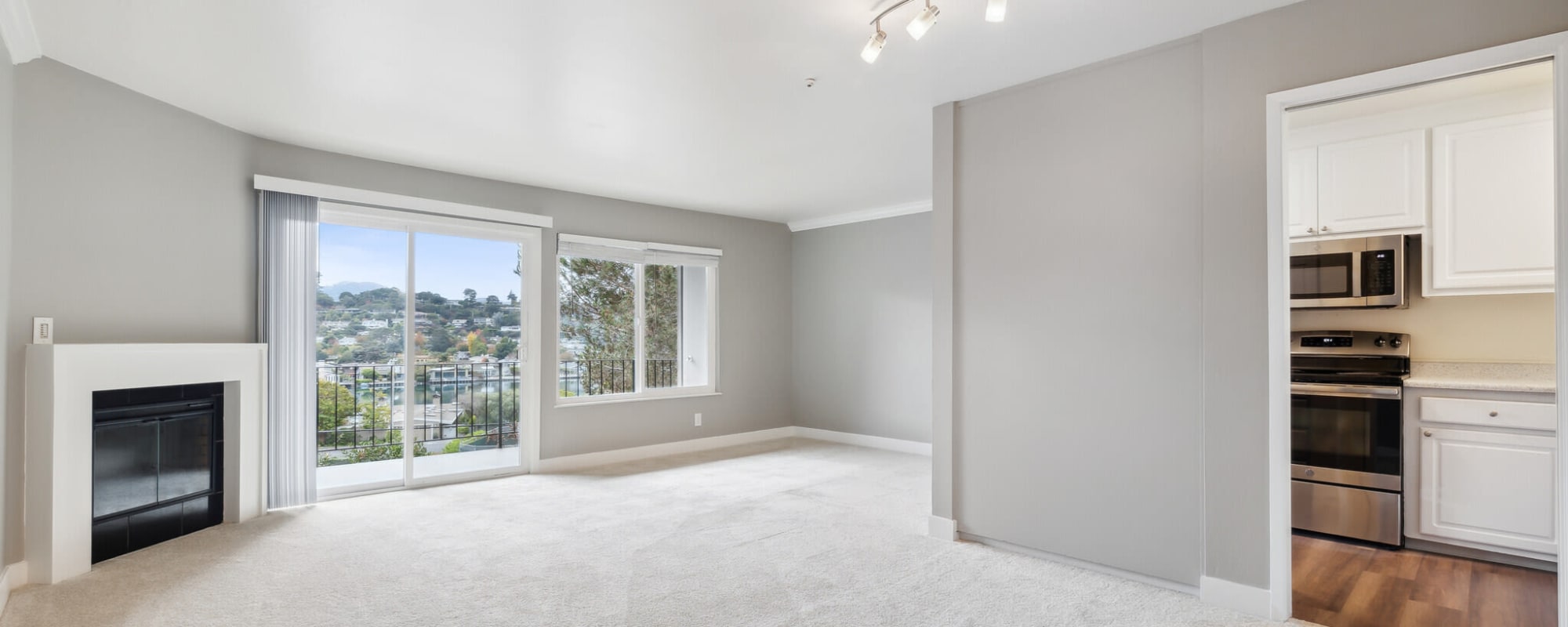 Living area of Lyford Apartments in Tiburon, California