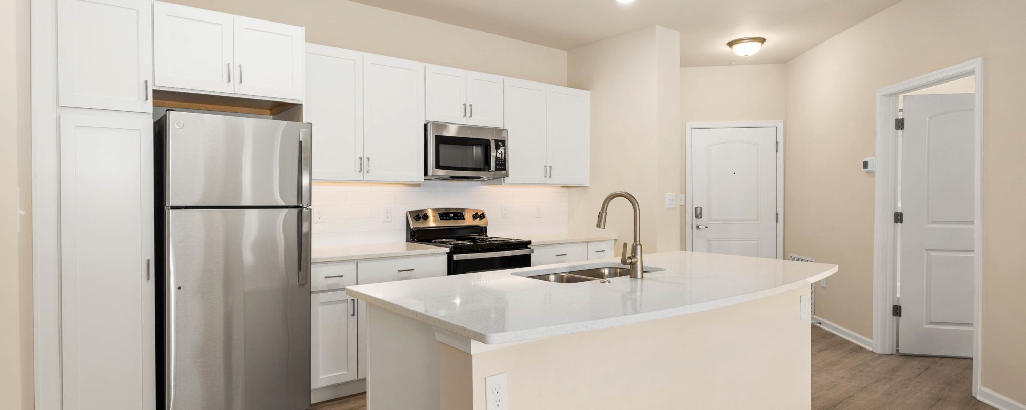 Modern kitchen at Ocean Aisle in Salisbury, Maryland