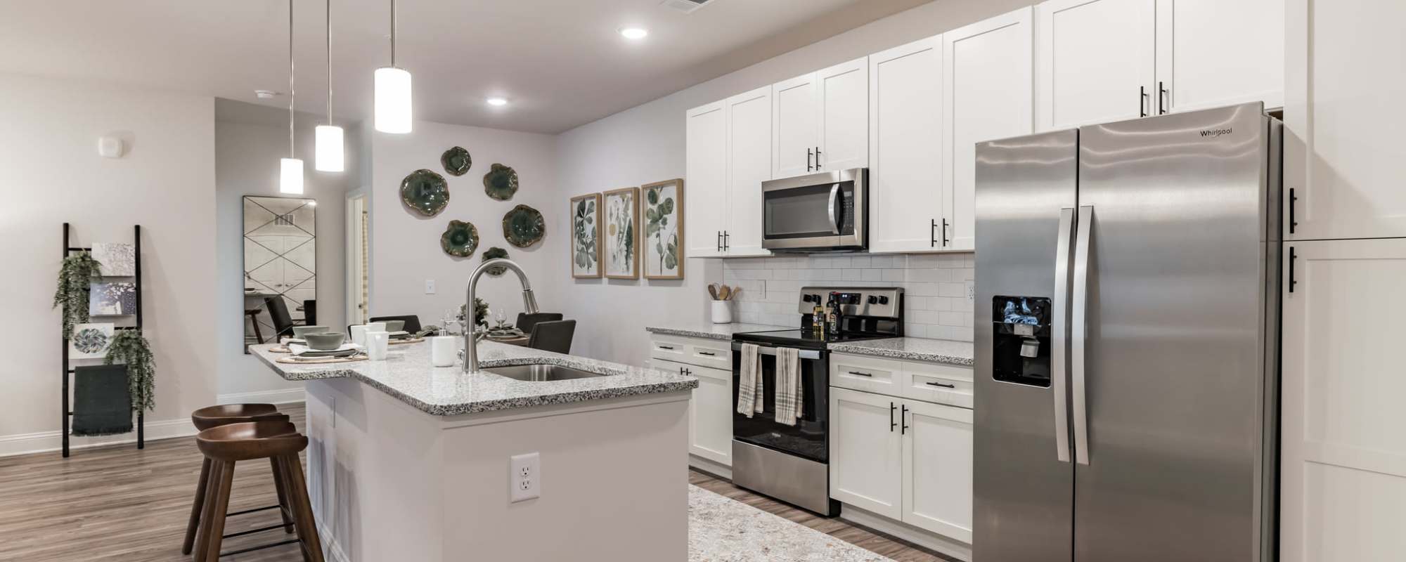 Spacious kitchen at The Standard at Pinestone in Travelers Rest, South Carolina
