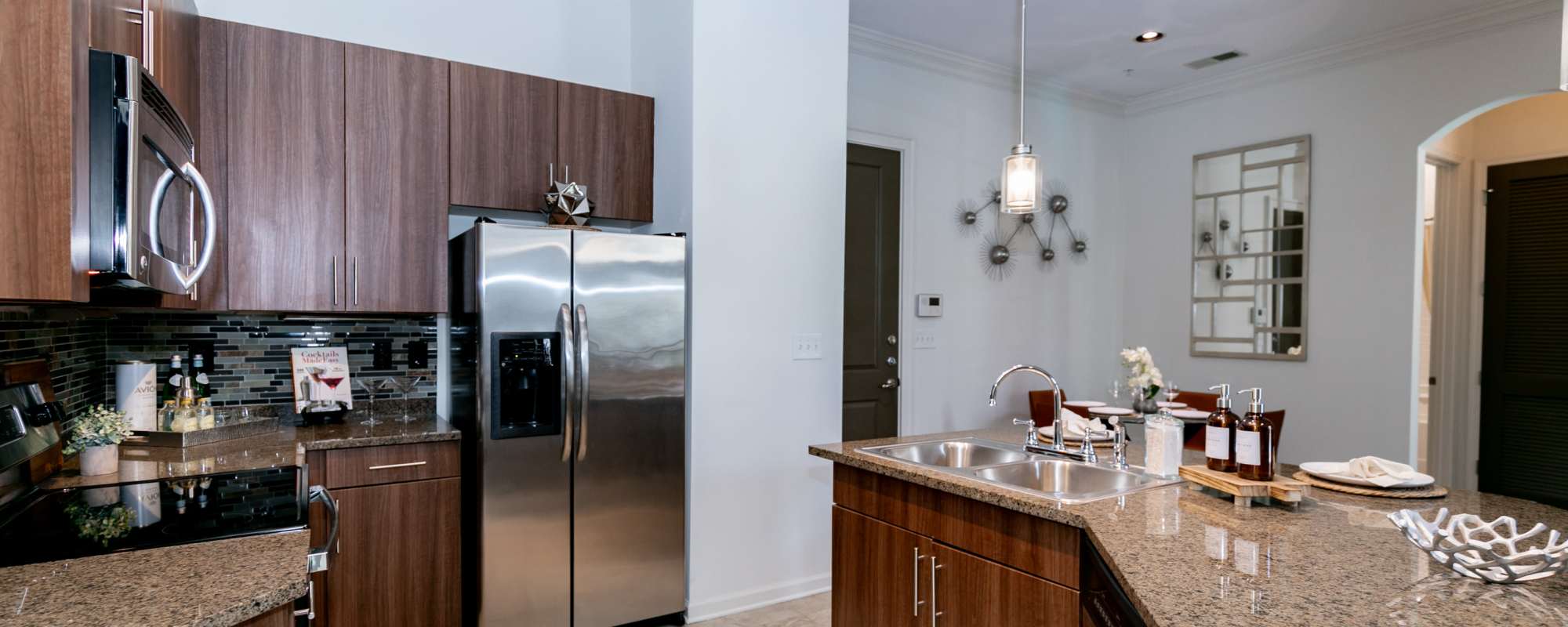 Expansive Well Equipped Kitchen at Brookleigh Flats in Brookhaven, Georgia