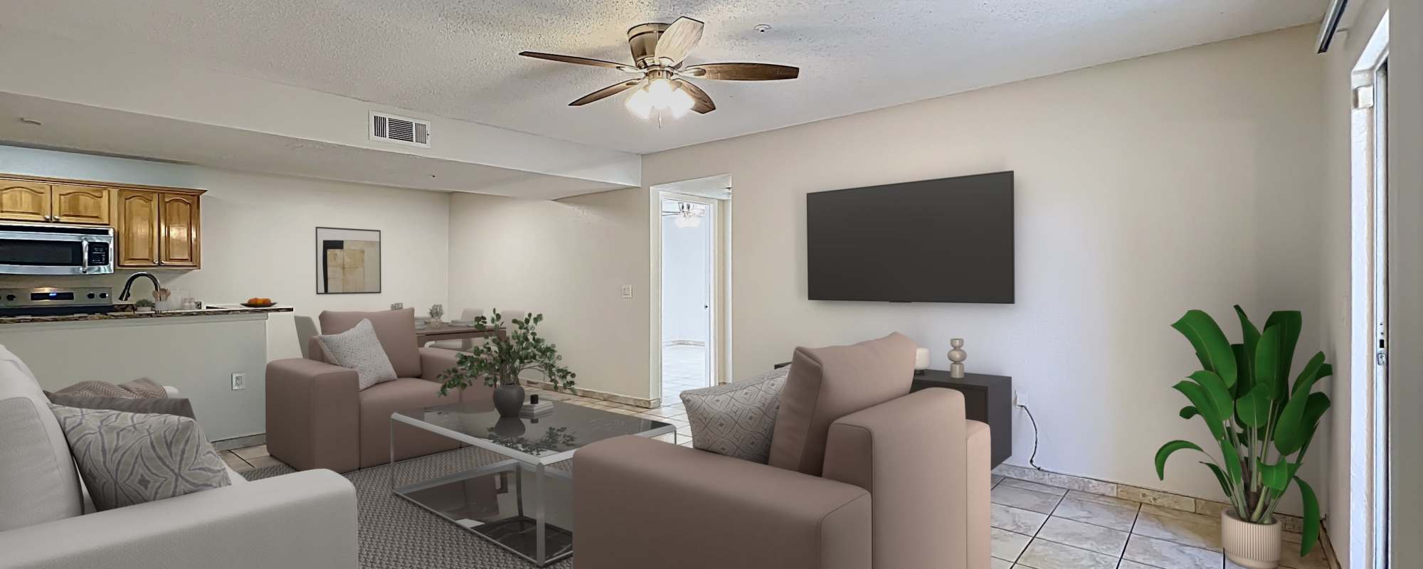 Living Area of Images Condominiums in Kissimmee, Florida