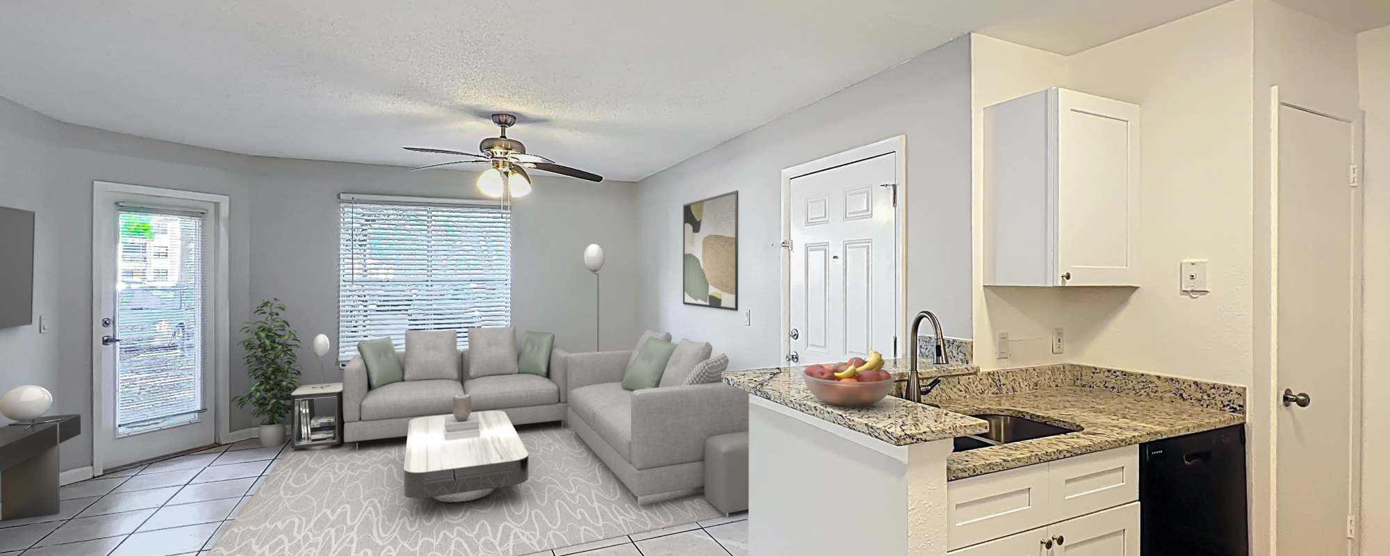 Cozy living spaces at Images Condominiums in Kissimmee, Florida