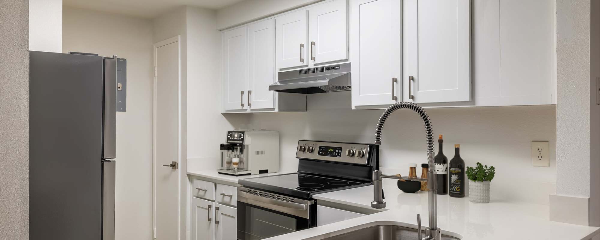 Lovely kitchen with tons of room for cooking at The Docks at Redmond Lakeview in Redmond, Washington