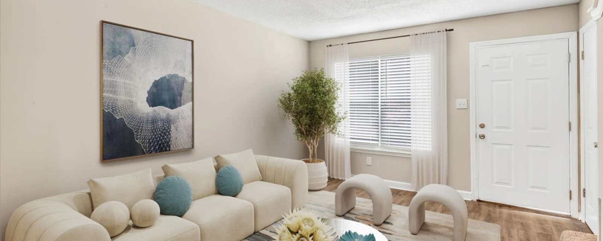 Townhome  Living Room in 