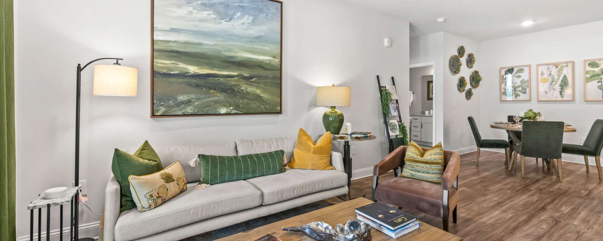 Living room of The Standard at Pinestone in Travelers Rest, South Carolina