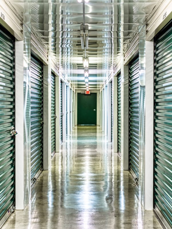 Climate controlled storage units at Devon Self Storage in Sherman, Texas