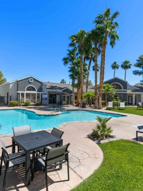 Swimming pool at Renaissance Villas in Las Vegas, Nevada