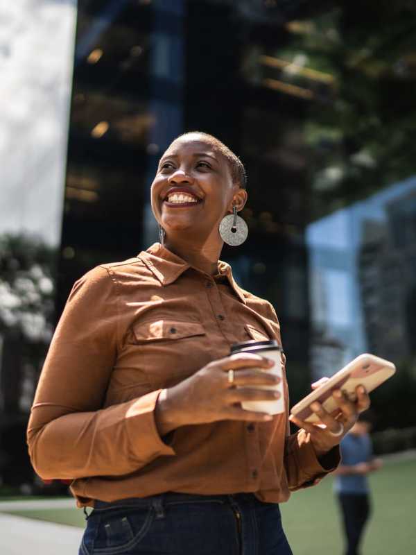 Team member walking in city at Ascent Residential in Montgomery, Alabama