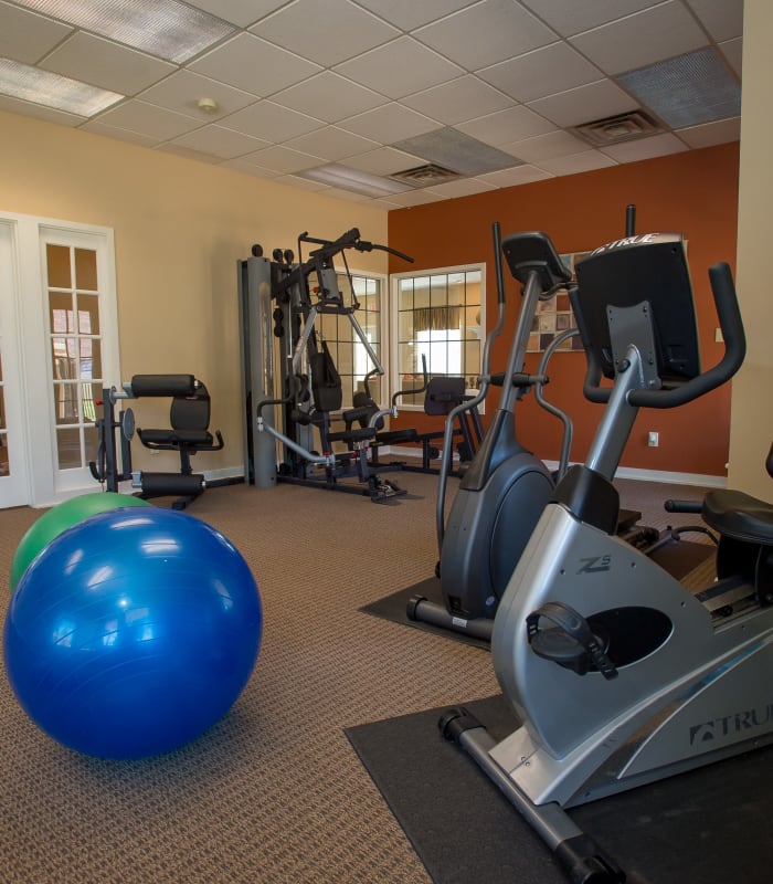 Fitness center at Council Place Apartments in Oklahoma City, Oklahoma