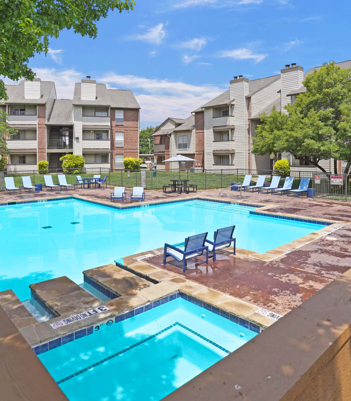 Pool at Newport Apartments in Amarillo, Texas