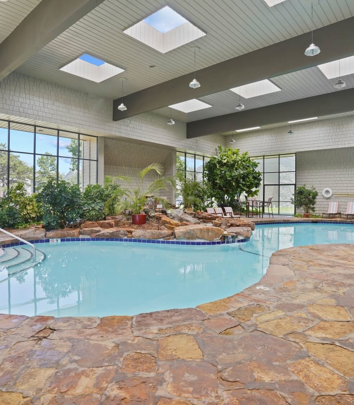 Indoor Pool at Silver Springs Apartments in Wichita, Kansas