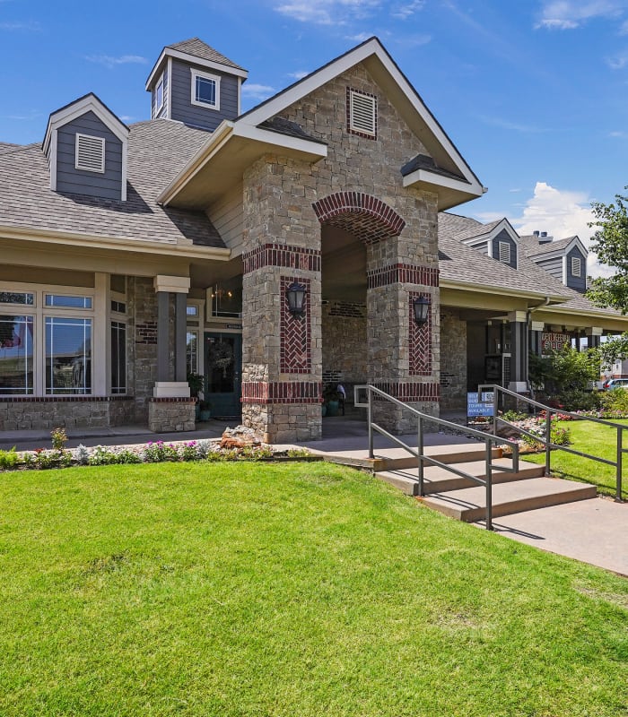 Front entrance to The Park on Westpointe in Yukon, Oklahoma