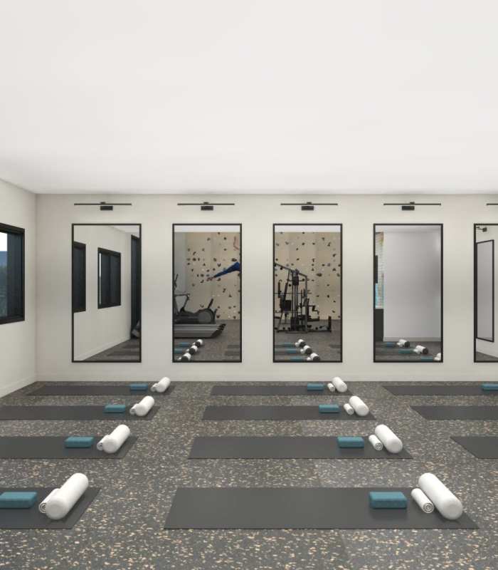 Zen out in the Yoga Studio at Zinc 1501 in Sacramento, California