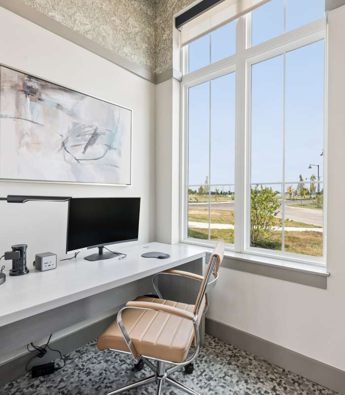 Business center at Whitman Villas at Gateway Park in Greenfield, Indiana