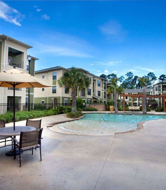 Common seating area at Chapel Creek in Mandeville, Louisiana