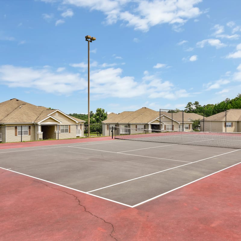 Tennis court at Hunter's Run in Macon, Georgia