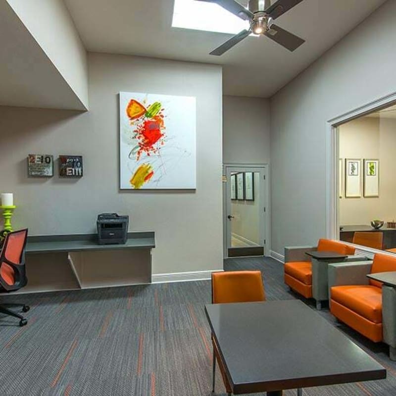 activity room at The Spencer Park Row in Houston, Texas
