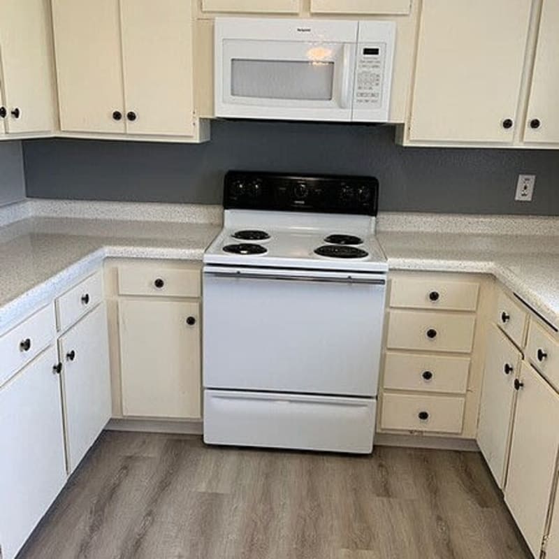 Kitchen at Foothill Courtyard Apartments in Vista, California
