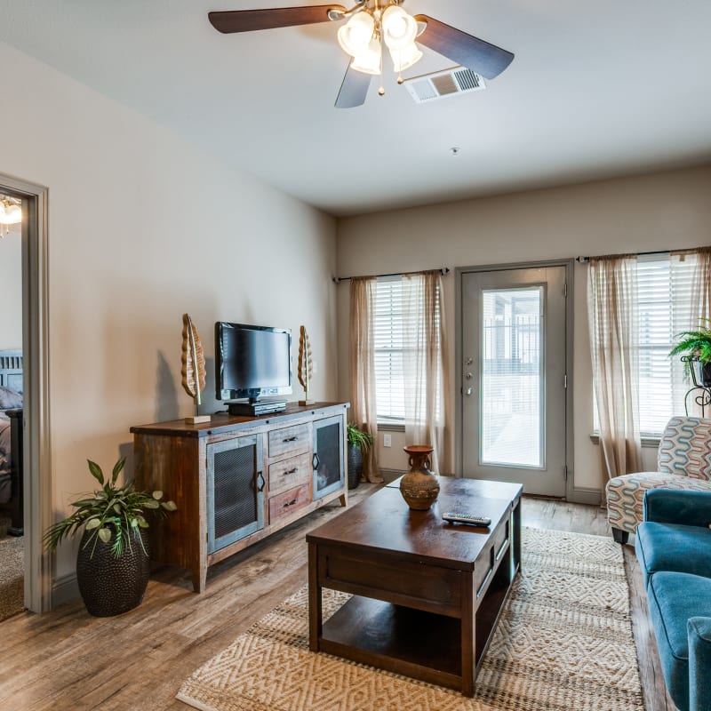 Open living room at Remi Apartment Homes in White Settlement, Texas