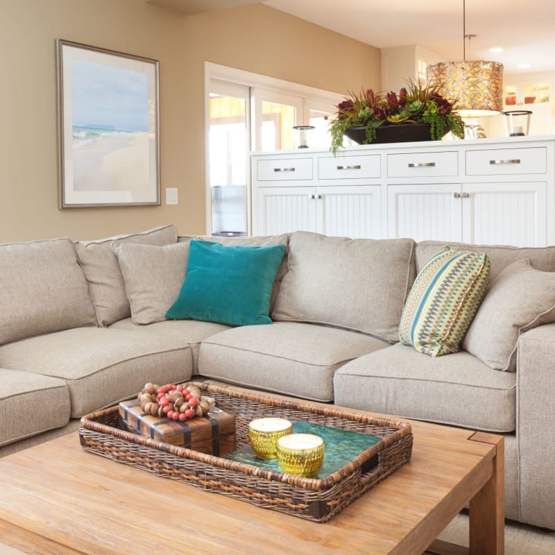 Living room at Capistrano Park in Modesto, California