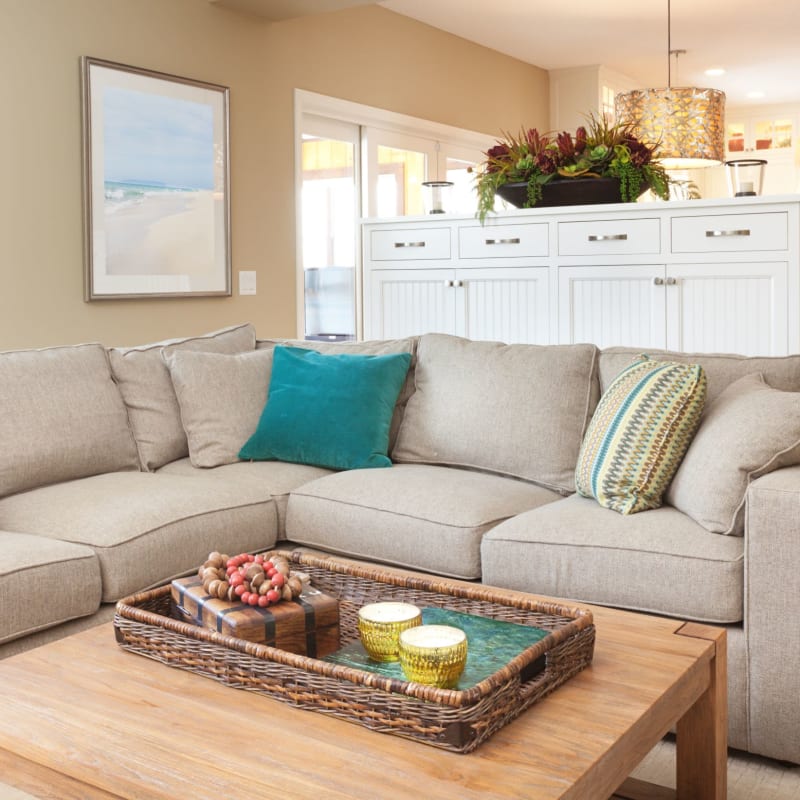 Living room at Capistrano Park in Modesto, California