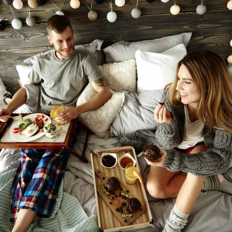Happy couple in their home at Park Haven in Fairfield, California